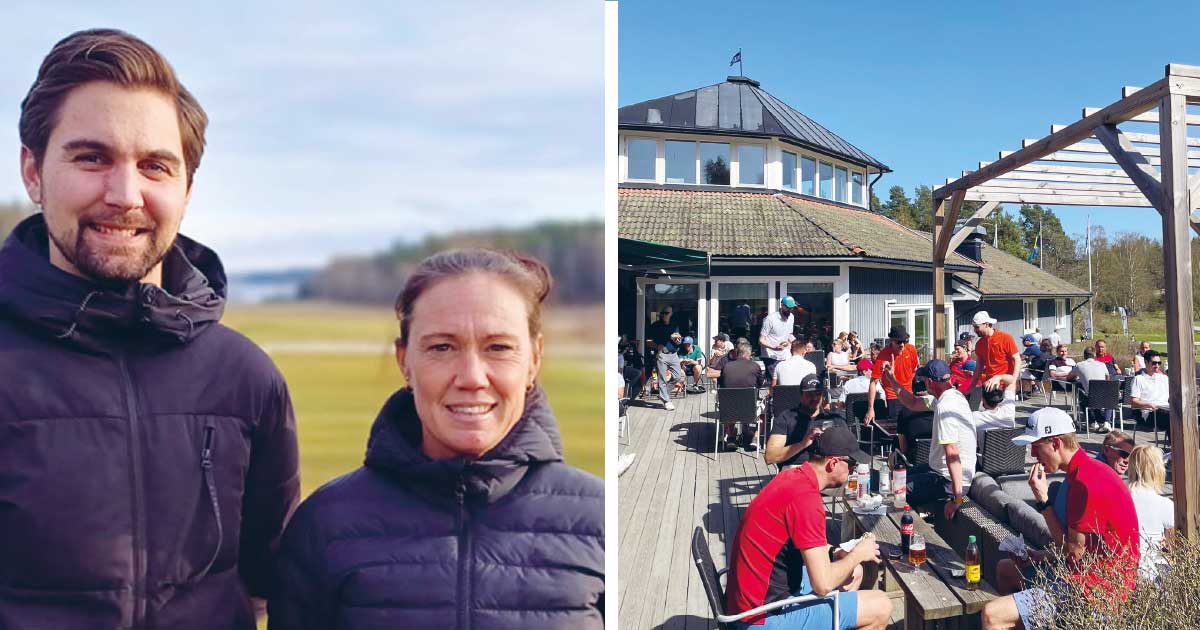 Mathias och Lina  redo att axla ansvaret för GolfStar Waxholm