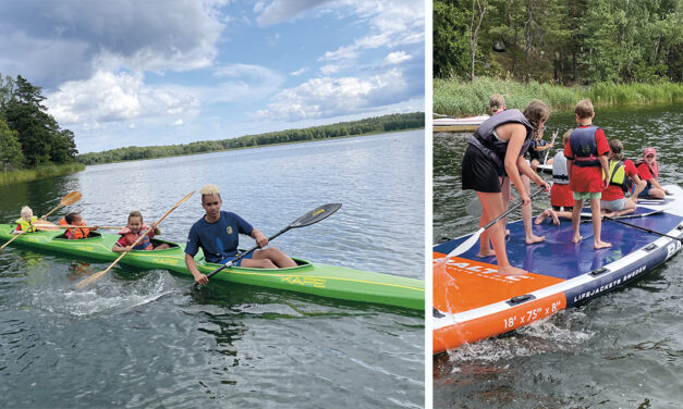 Skärgård, kanoter och  förebilder – i Vaxholm kan  alla paddla