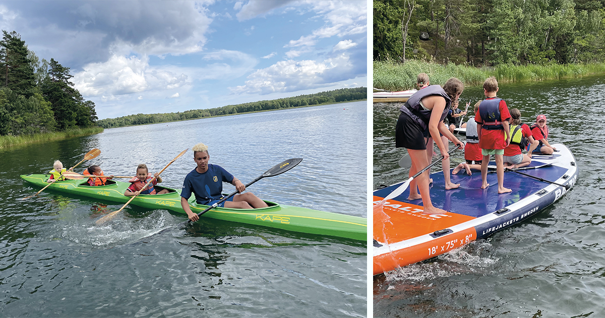 Skärgård, kanoter och  förebilder – i Vaxholm kan  alla paddla